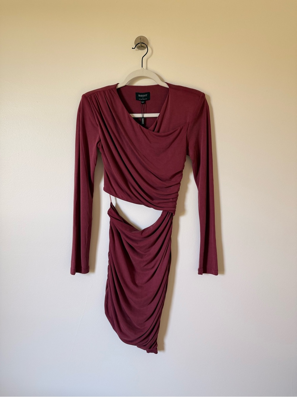 Bardot Rosa Ruched Mini Dress